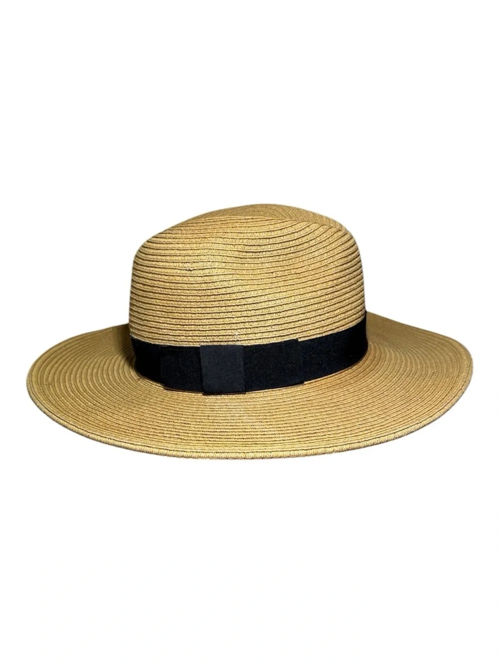 Sun N Sand Straw Panama Hat Wide Brim Boho Resort Coastal Grandma